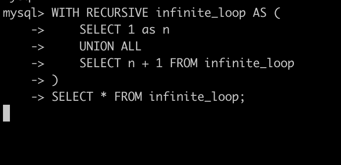 （Figure 1: Execute the Problematic Query）